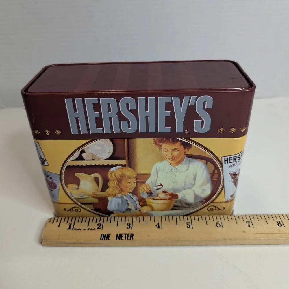 Hershey's Vintage Tin Box With Recipe Cards